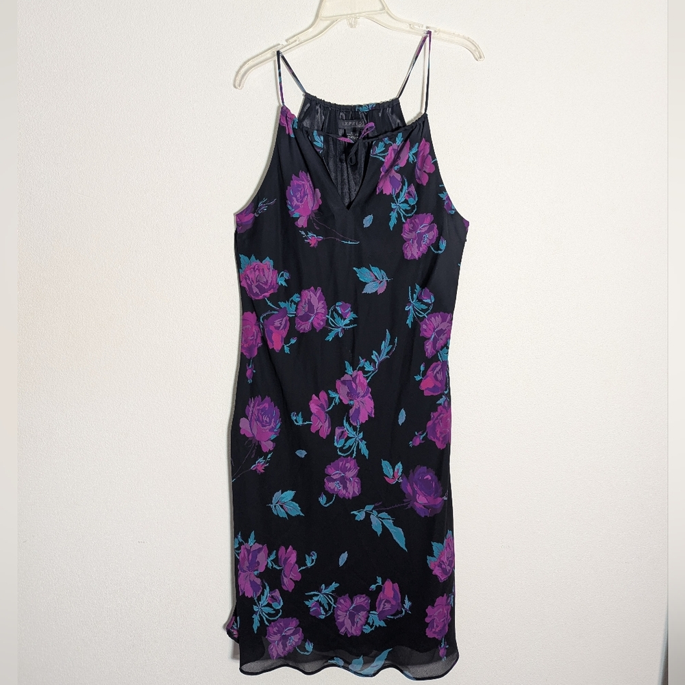 Vintage Y2K 90s Express Womens Slip Dress Whimsigoth Babydoll Fairy Grunge Sz 6